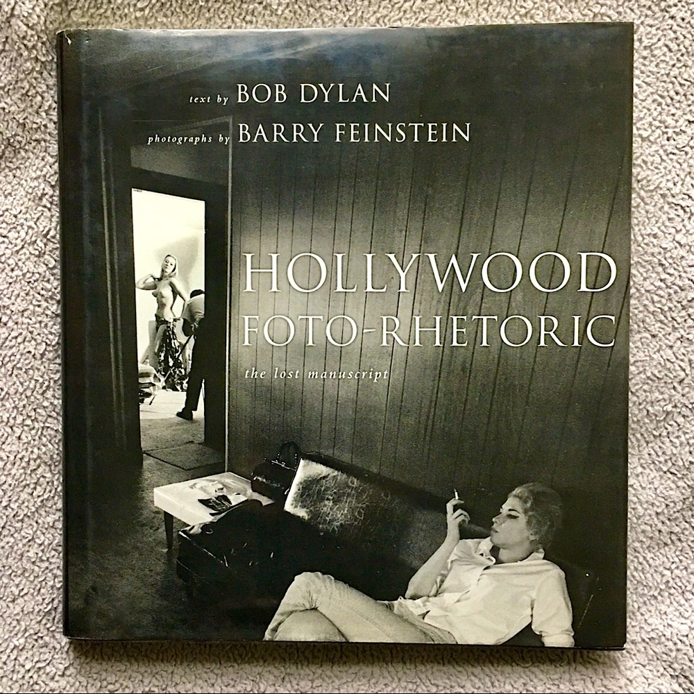 HOLLYWOOD FOTO-RHETORIC BOOK by BOB DYLAN 1960s